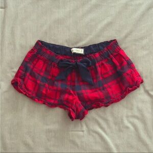 Y2K Abercrombie & Fitch Plaid Pajama Shorts